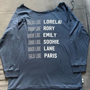 Navy Graphic Gilmore Girls  Sweatshirt